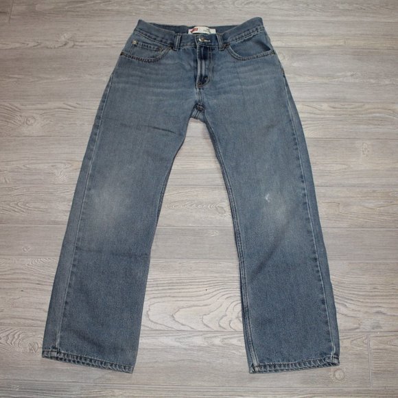 LEVI'S 505 Blue Jeans Size 16 Reg. 28x28 - Picture 1 of 5